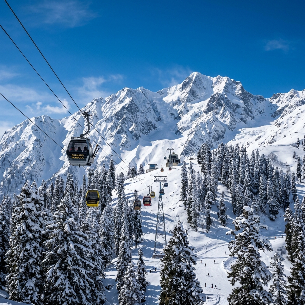 Gulmarg Gondola Snow